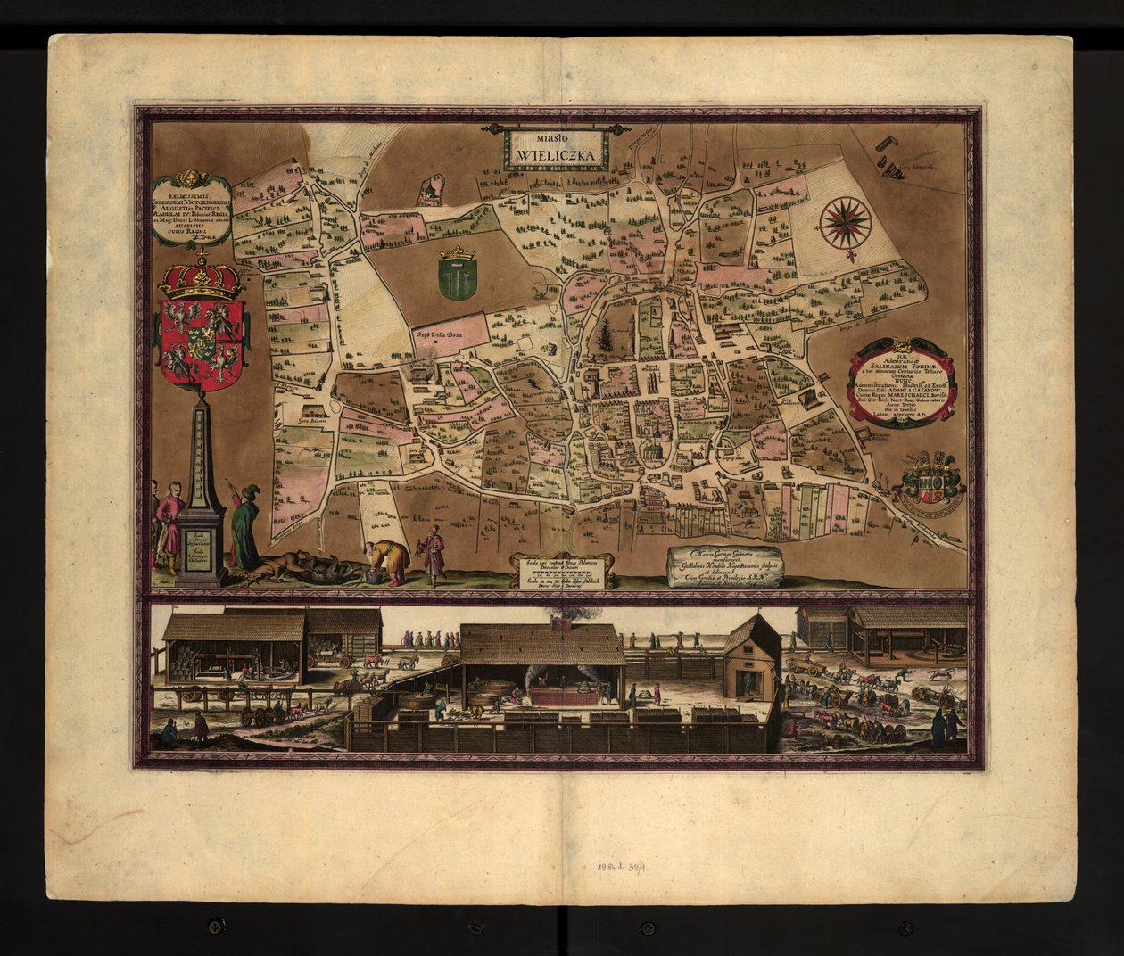 Image of Wieliczka Salt Mine by Wilhelm Hondius, Poland by Willem Hondius