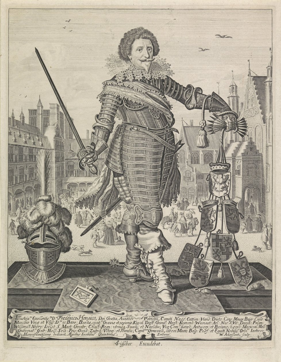 Portrait of Frederick Henry, Prince of Orange by Willem Outgertsz. Akersloot