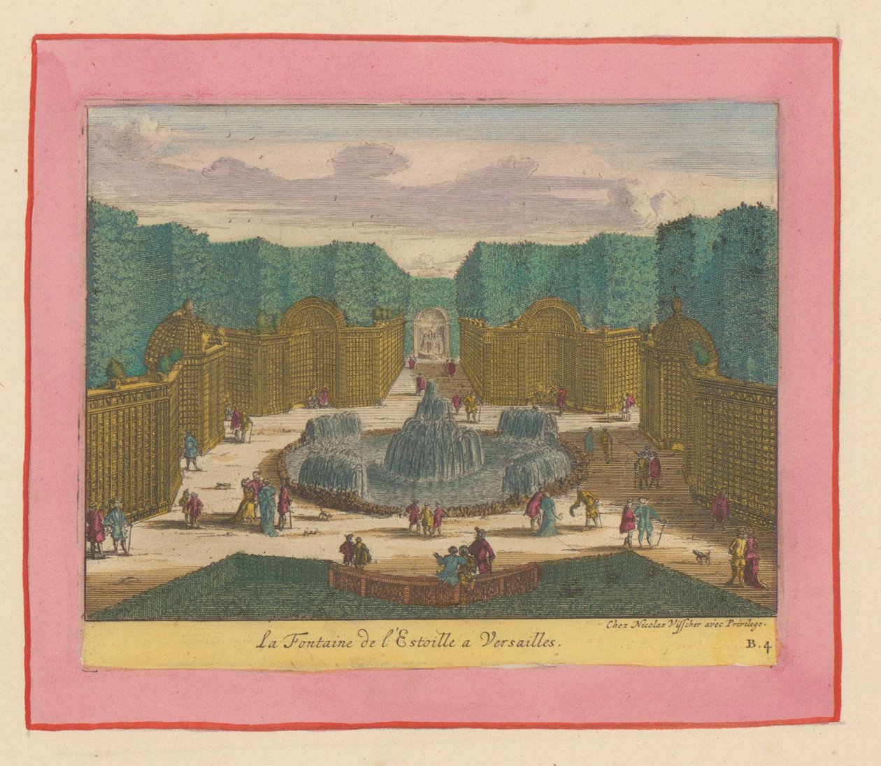 Fountain in the Star Grove in the Gardens of Versailles by Willem Swidde