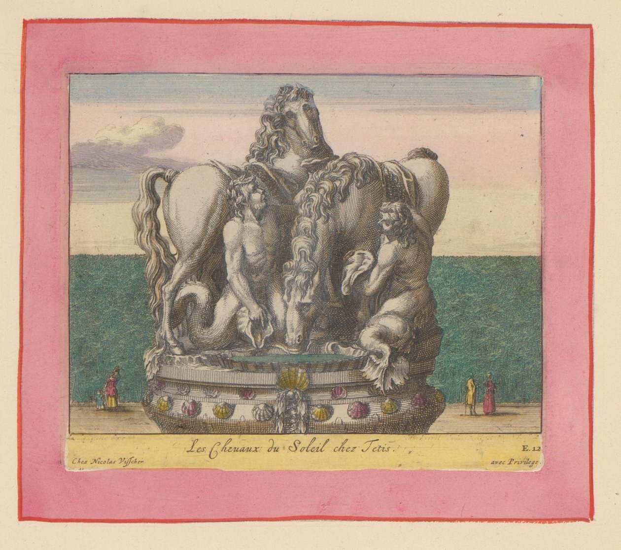 Statue of the Horses of the Sun Attended by Two Tritons by Willem Swidde
