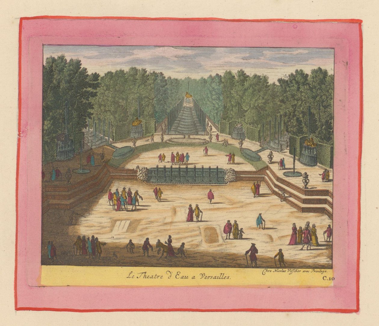 Water Theater in the Gardens of Versailles by Willem Swidde