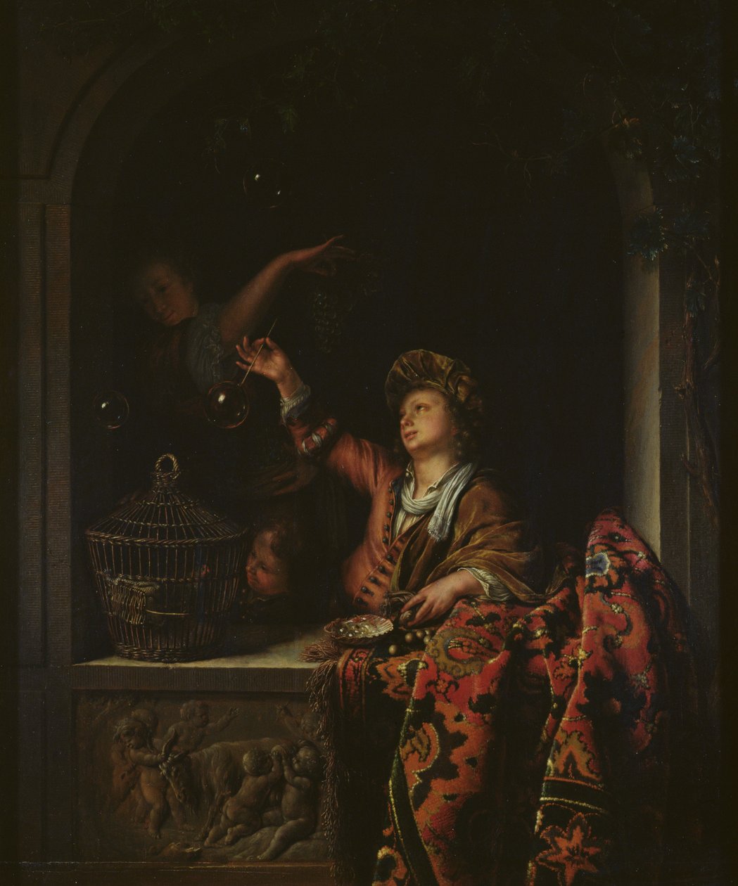 Soap Bubbles by Willem Van Mieris