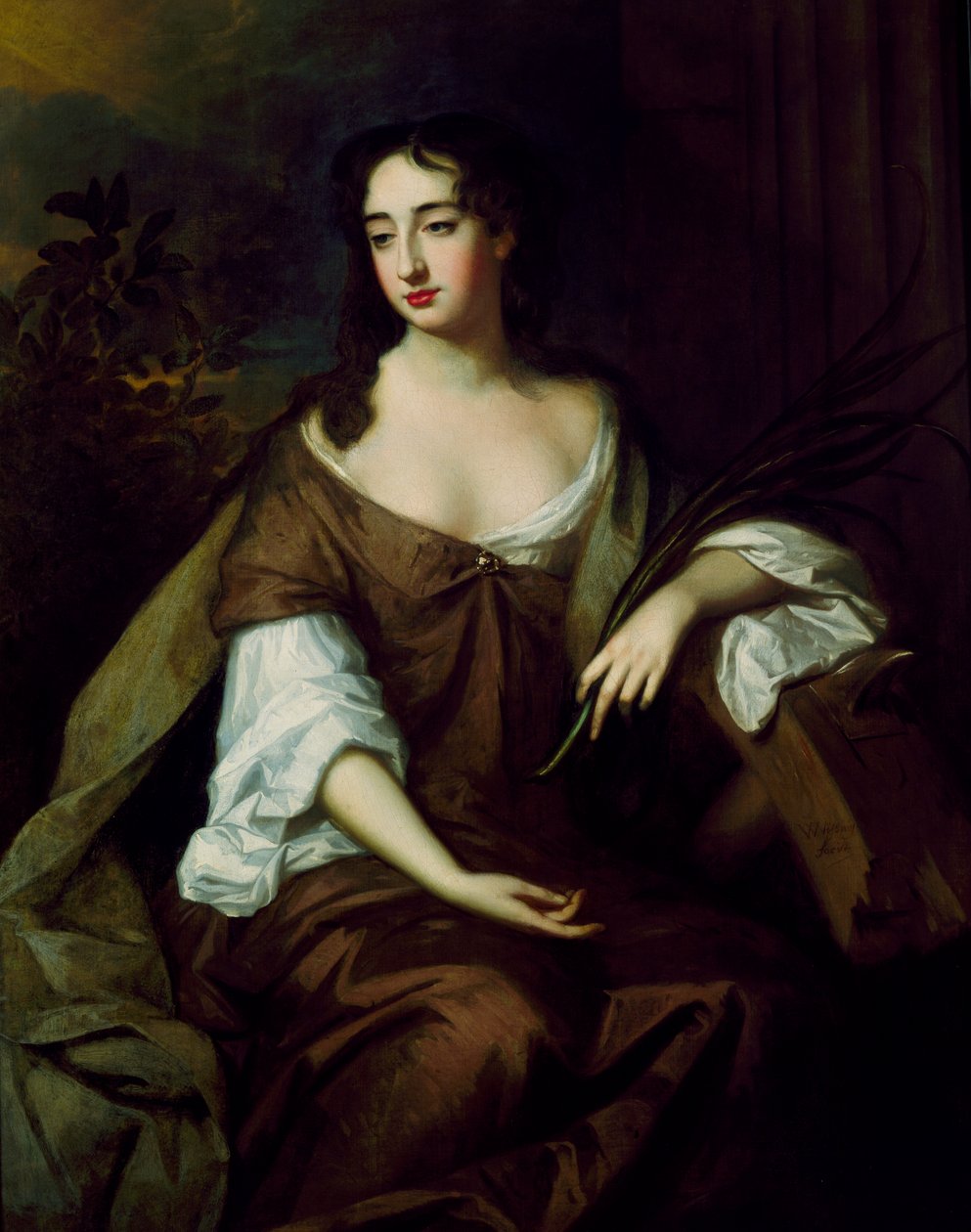 A Lady as St. Catherine by Willem Wissing