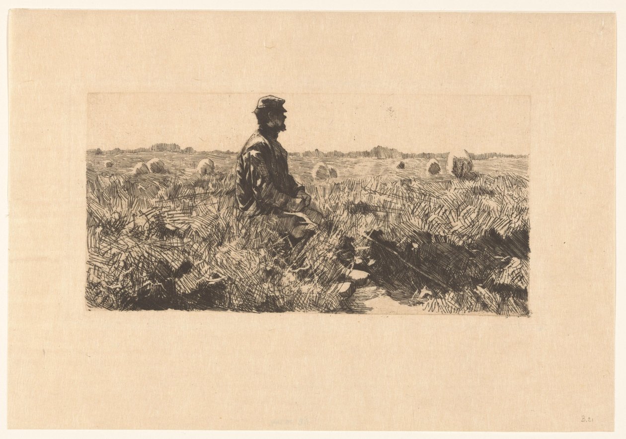 Seated Shepherd by Willem Witsen