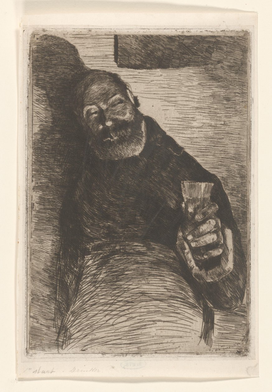 Drinker by Willem de Zwart (signed by artist)