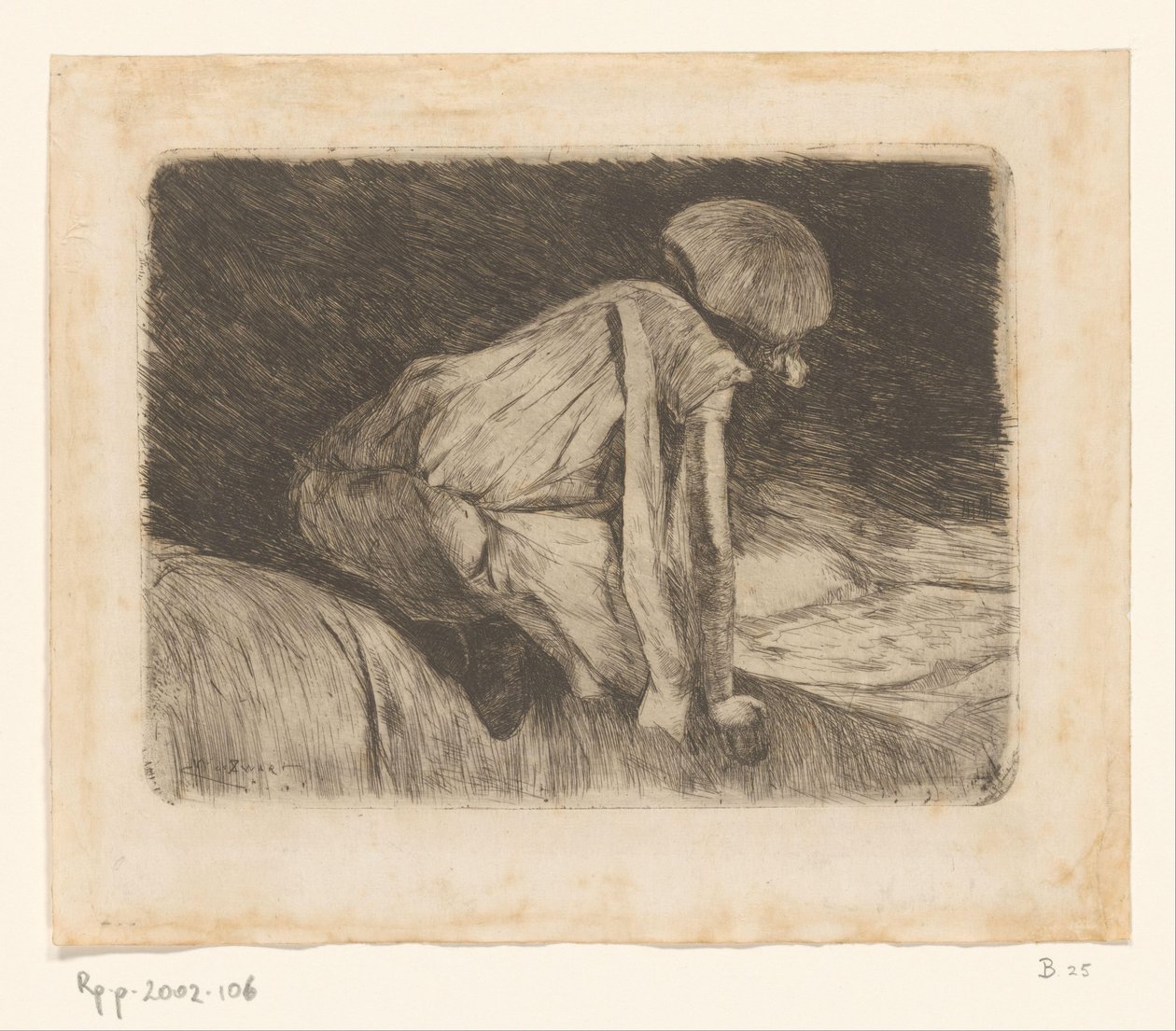 Reading Girl (Seen from the Back) by Willem de Zwart
