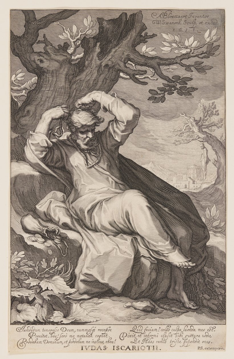 Judas Iscarioth, from Sinners of the Old and New Testament by Willem van Swanenburgh