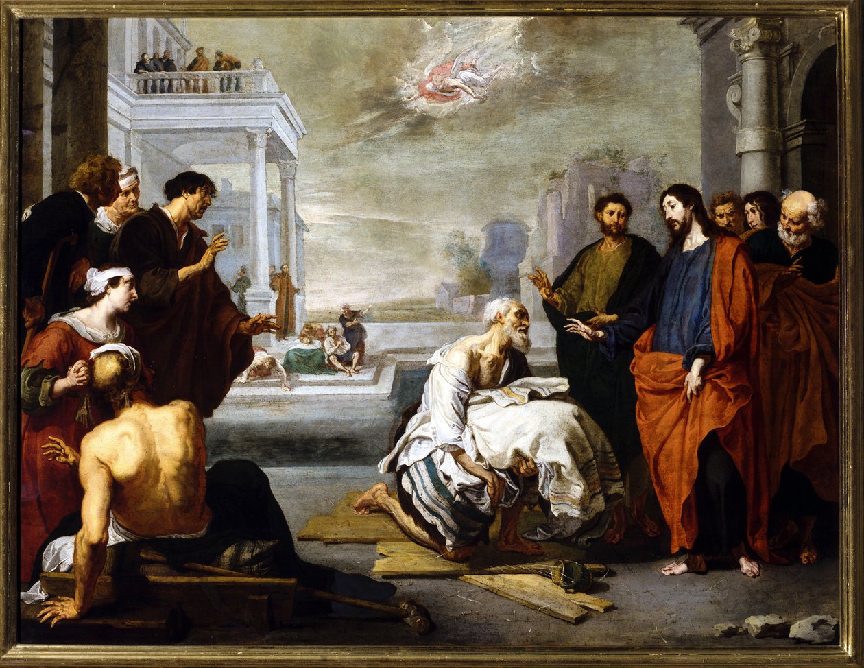 Christ Heals the Paralytic by Willem van the Elder Herp