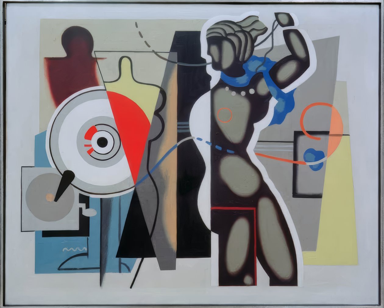 Woman with Raised Arm by Willi Baumeister