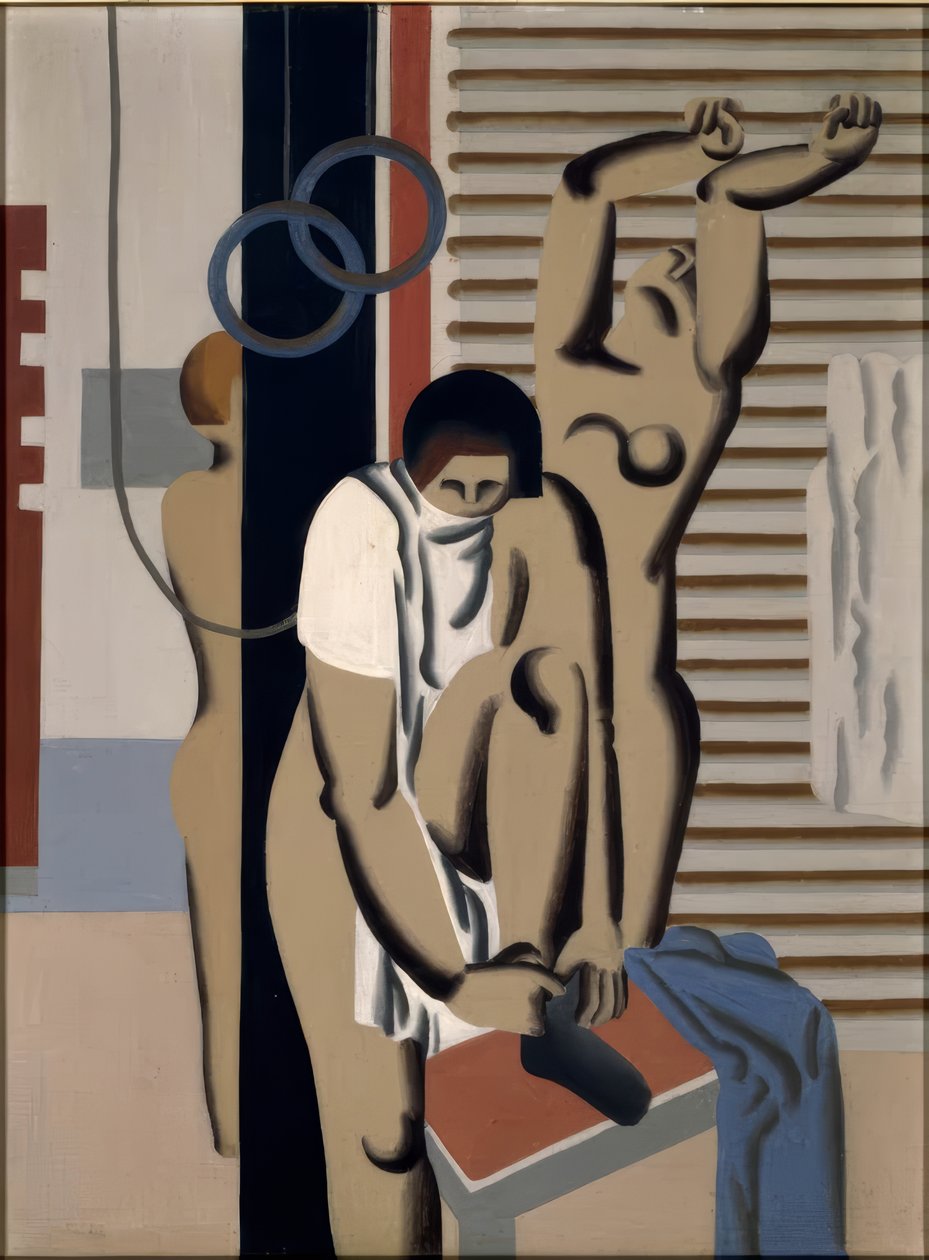 Women in the Gymnasium by Willi Baumeister