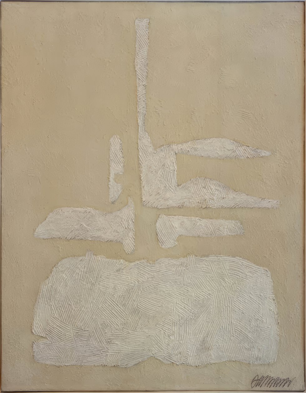 Hani-i-white with Comb Pattern by Willi Baumeister