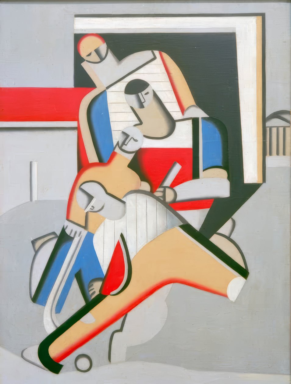 Hockey Player by Willi Baumeister