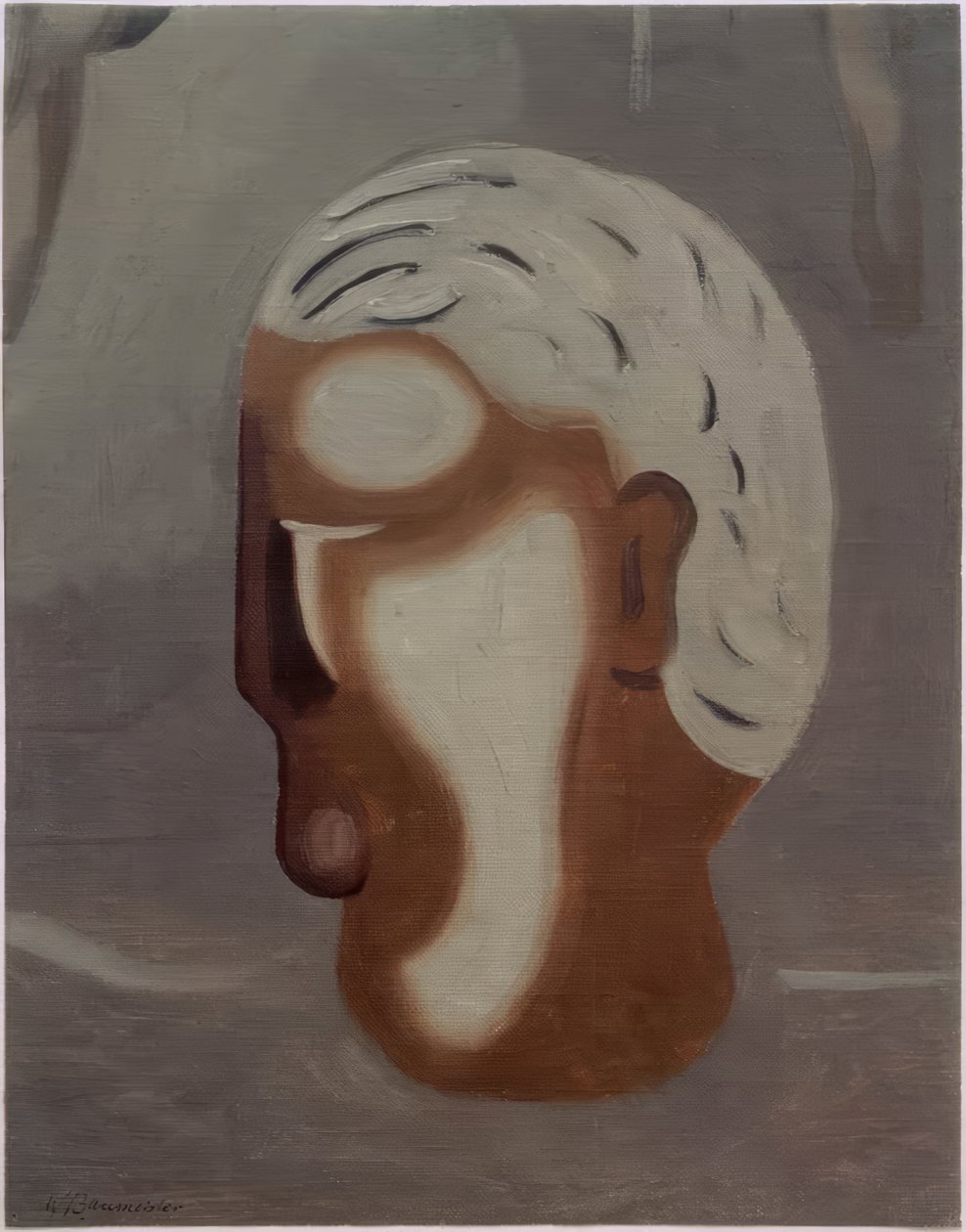 Head (Ideal Head) by Willi Baumeister