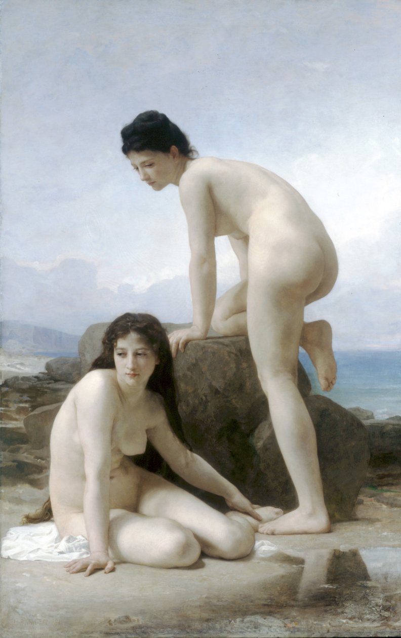 The Two Bathers by William-Adolphe Bouguereau