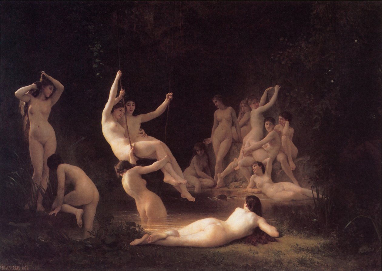 The Nymphs by William-Adolphe Bouguereau