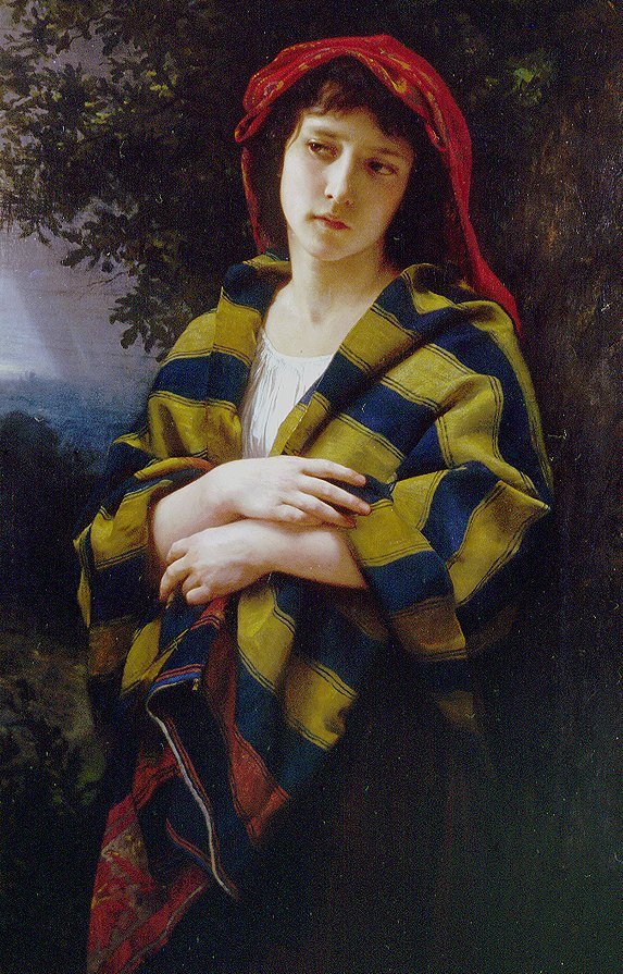 During the Storm by William-Adolphe Bouguereau