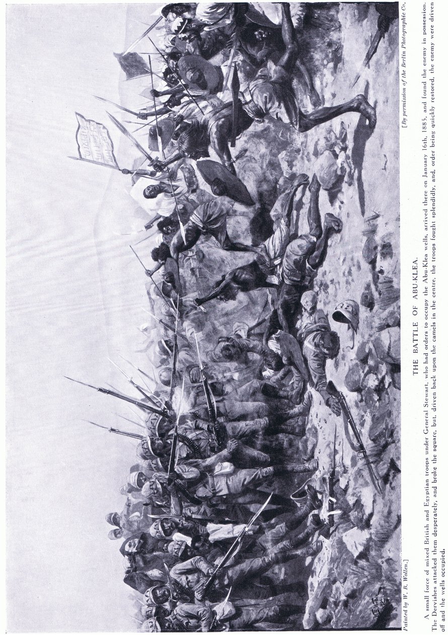 The Battle of Abu-Klea January 16, 1885 AD by William Barnes Wollen