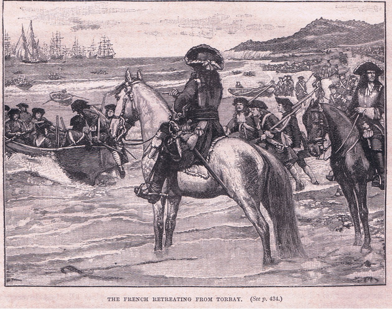 The French Retreating from Torbay AD 1690