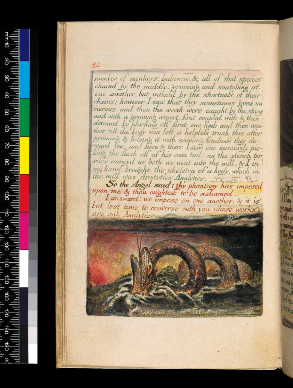 Marriage of Heaven and Hell (pl.20) by William Blake