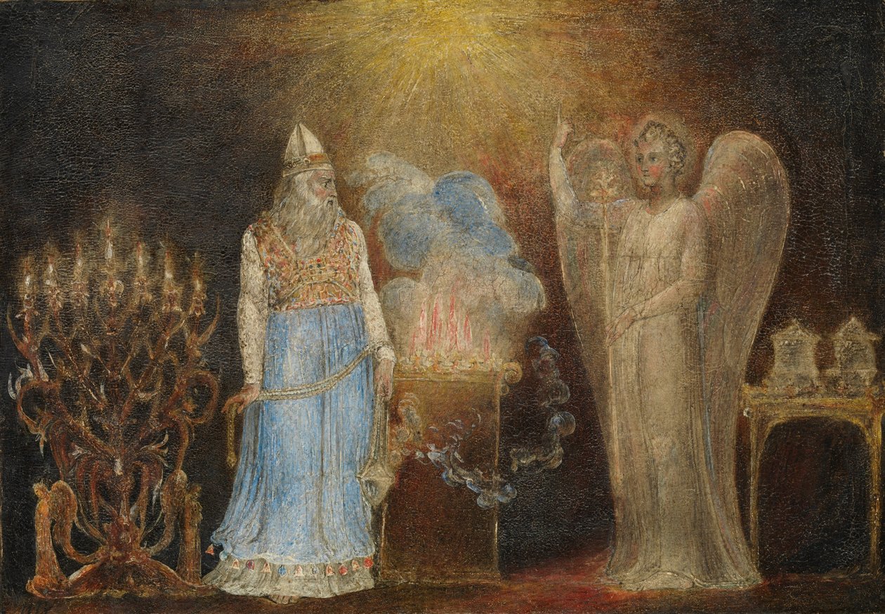 The Angel Appearing to Zacharias by William Blake