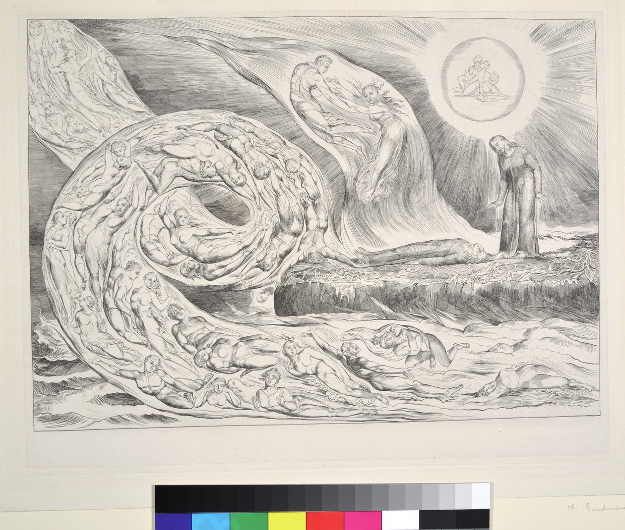 The Circle of the Lustful: Paolo and Francesca, Inferno, Canto V, illustration to the 