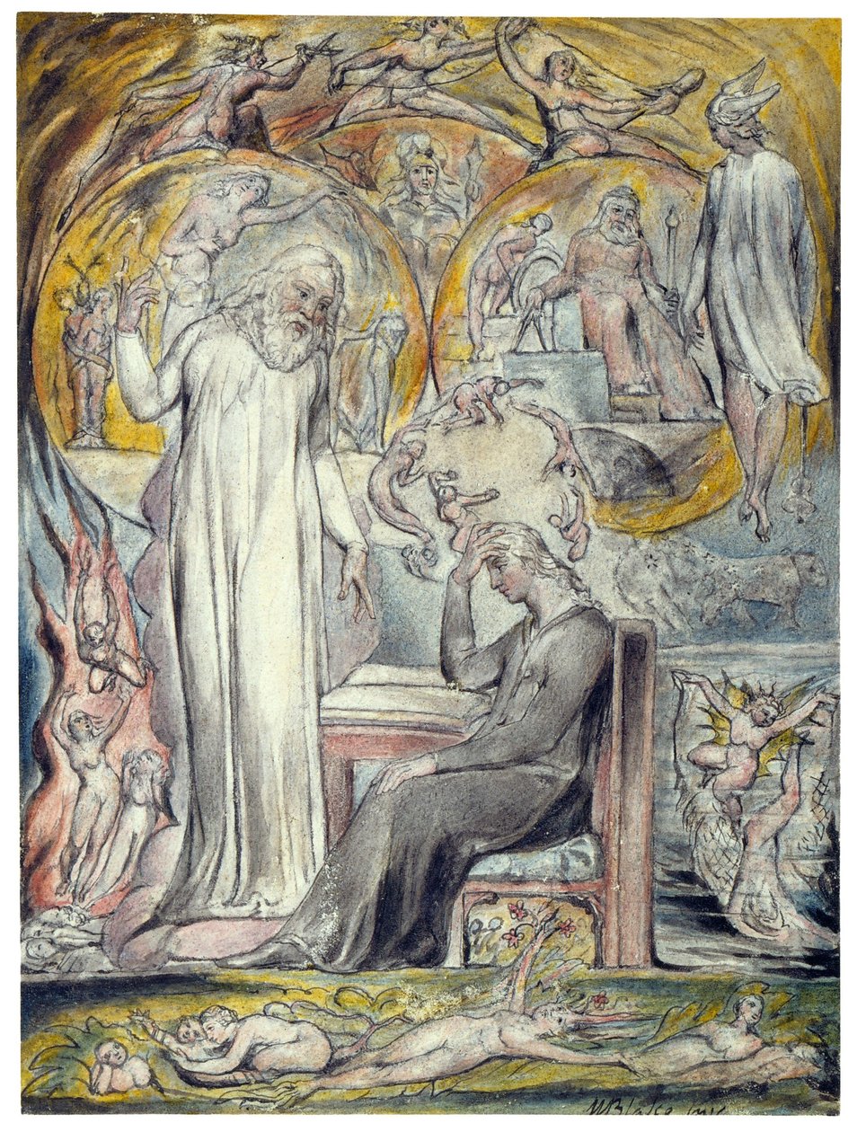 The Spirit of Plato by William Blake