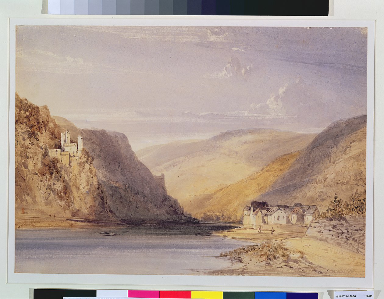 The Rhine at Assmannshausen by William Callow