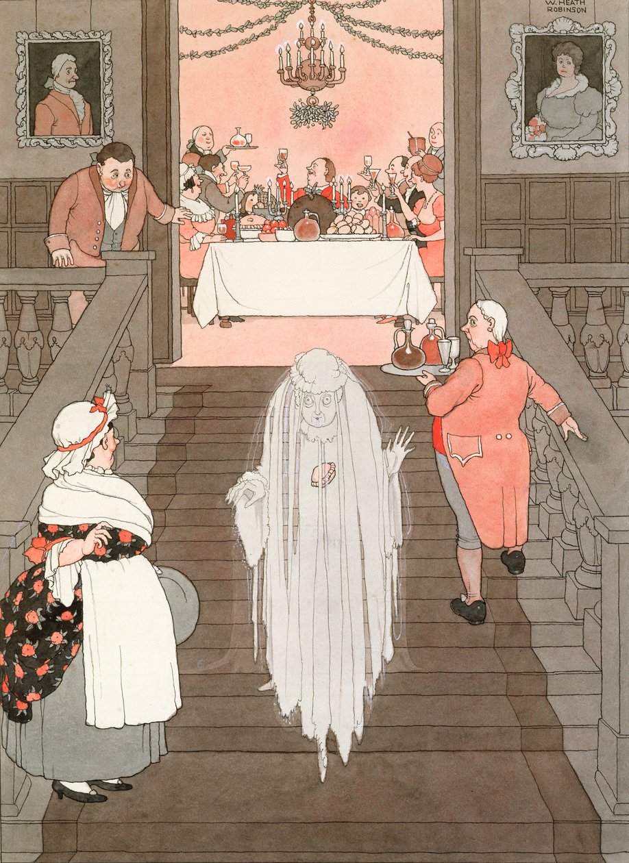 The Ghost and the Mince Pie, 1941 by William Heath Robinson