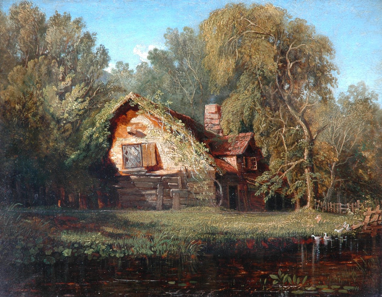 Old Cottage by William James Muller: Buy fine art prints