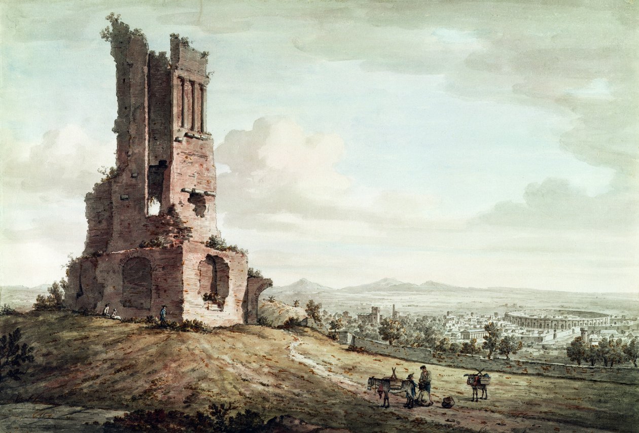 Nimes, from the Tour Magne by William Marlow