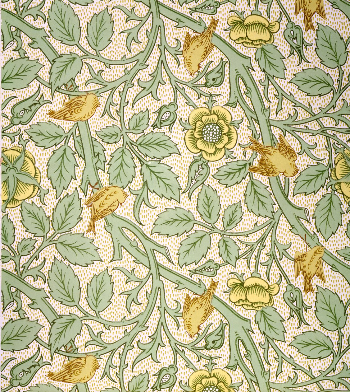 Bird Wallpaper Design by William Morris