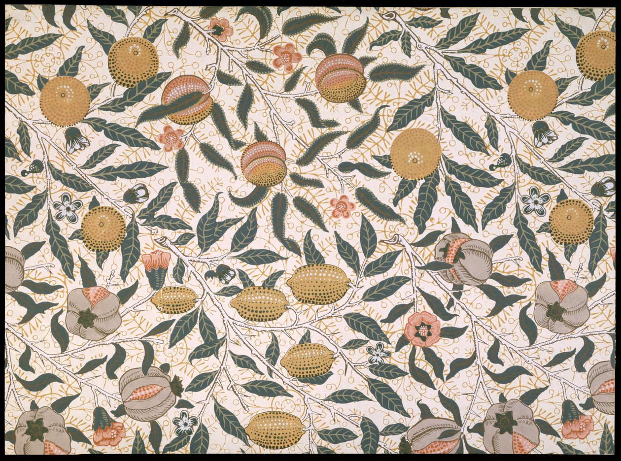 Pomegranate, design for wallpaper by William Morris