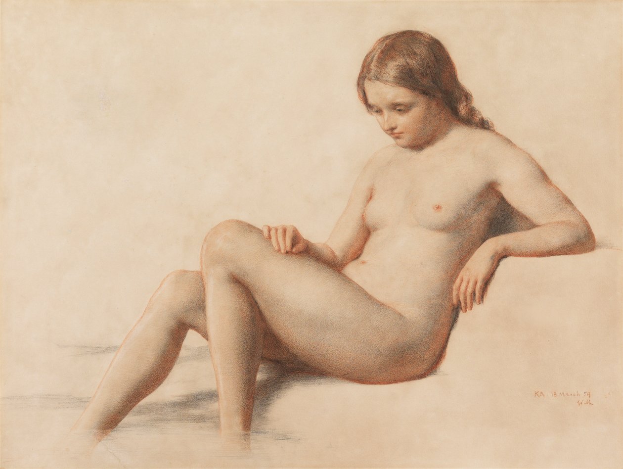 Study of a Nude, 1859 by William Mulready