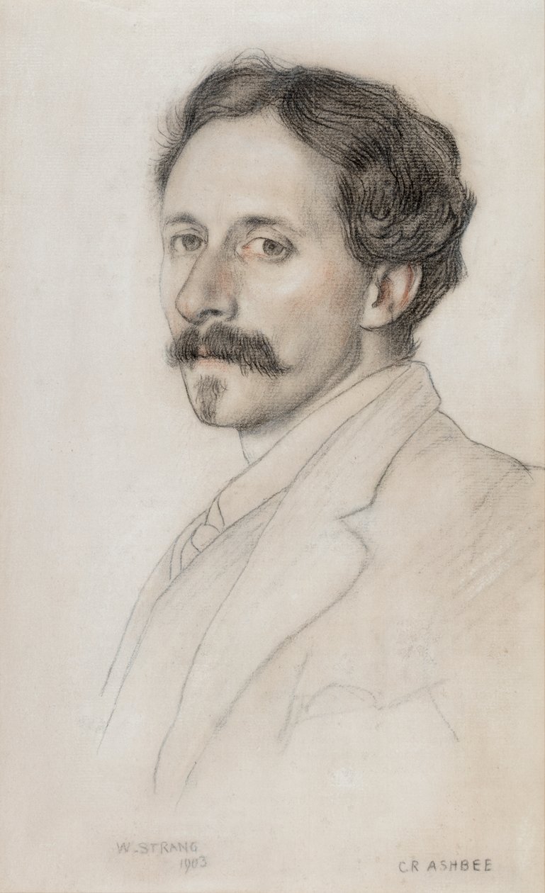 Portrait of Charles Robert Ashbee (1863-1942) by William Strang