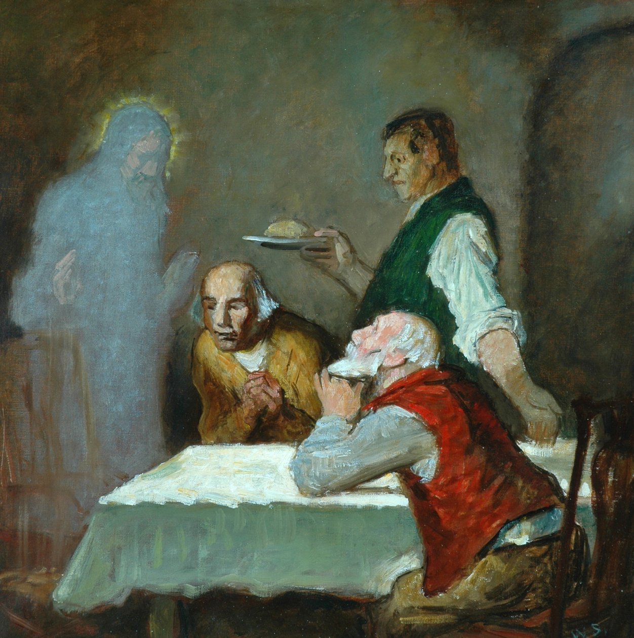 The Supper at Emmaus by William Strang