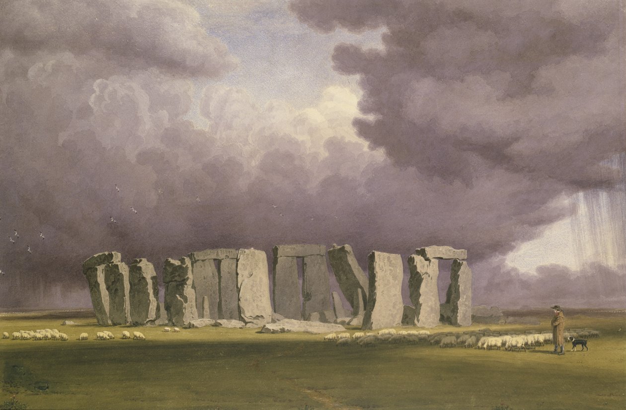 Stonehenge: Stormy Day, 1846 by Joseph Mallord William Turner