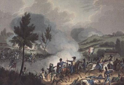 Battle of Grigo, 11th May, 1809, Engraved by Daniel Havell by William after Heath