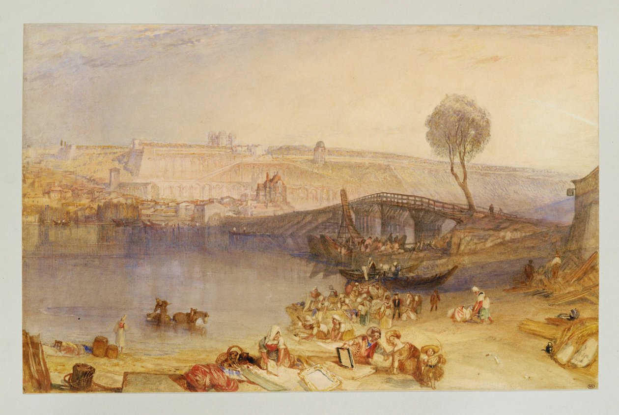 View of the Chateau de St. Germain-en-Laye by William (1789-1862) Turner