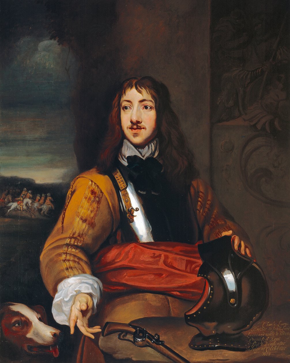 Colonel Richard Neville or Sir Charles Lucas (1615-76) c. 1643 by William (after) Dobson