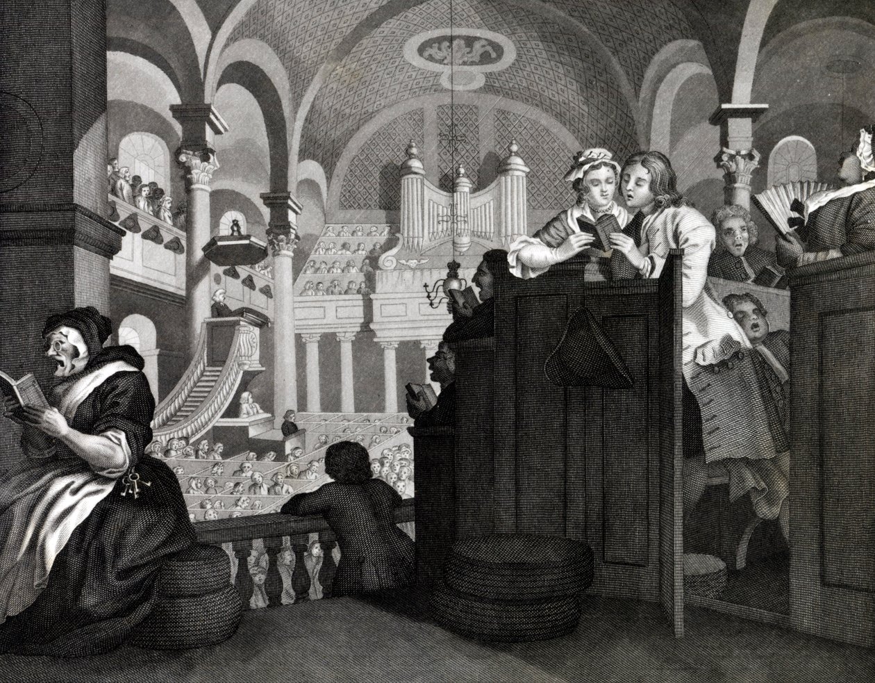 Free Sunday by William (after) Hogarth