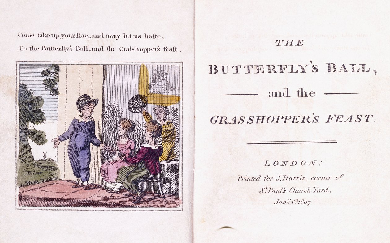 Illustrated Frontispiece from the Children