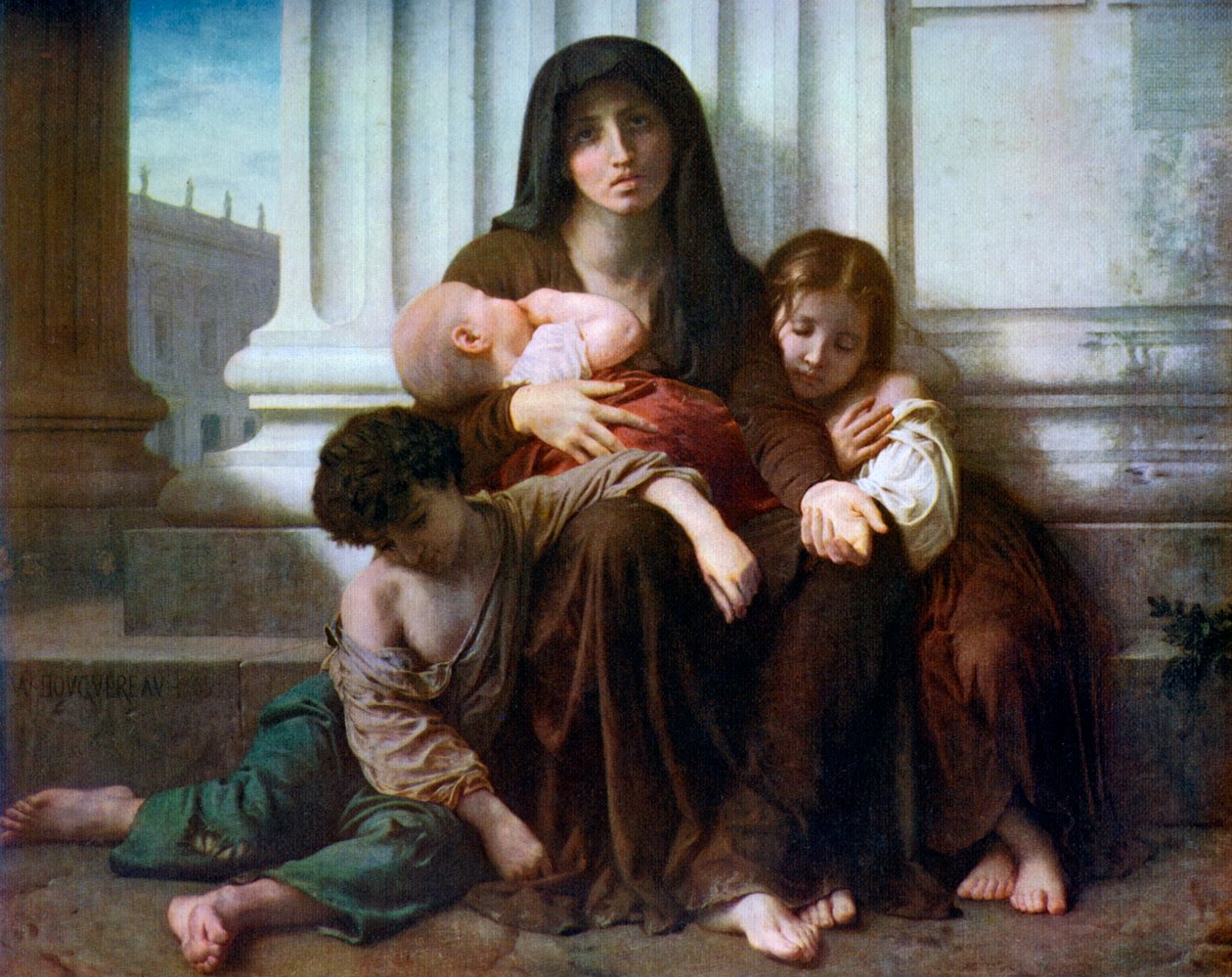Charity or The Indigent Family by William-Adolphe Bouguereau