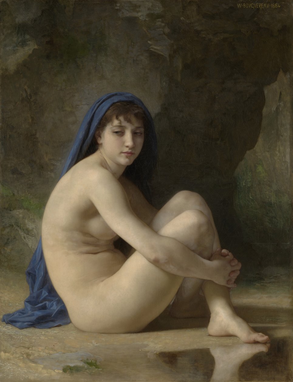 Seated Nude by William-Adolphe Bouguereau