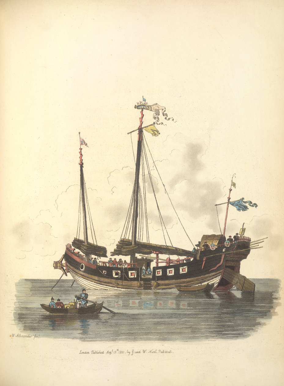 A ship of war by William Alexander