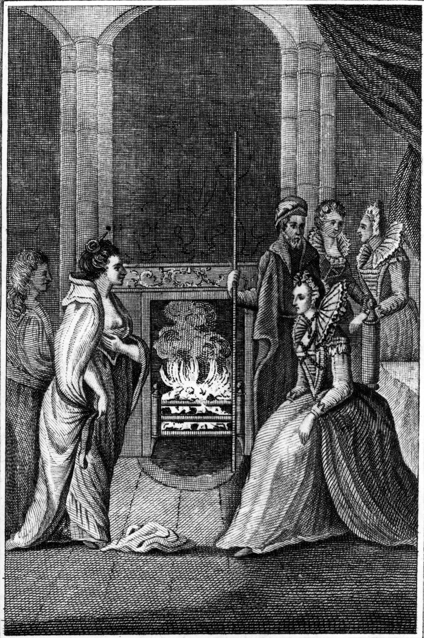 Grana Uile Introduced to Queen Elizabeth, illustration from 