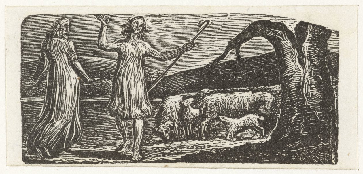 Colinet Departs in a Sad Mood by William Blake