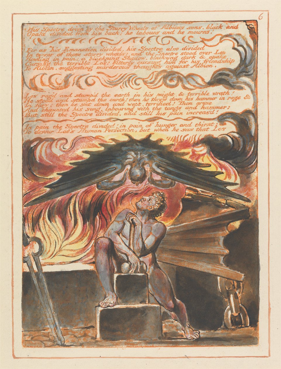 His Spectre Driven by the Starry Wheels of Albion