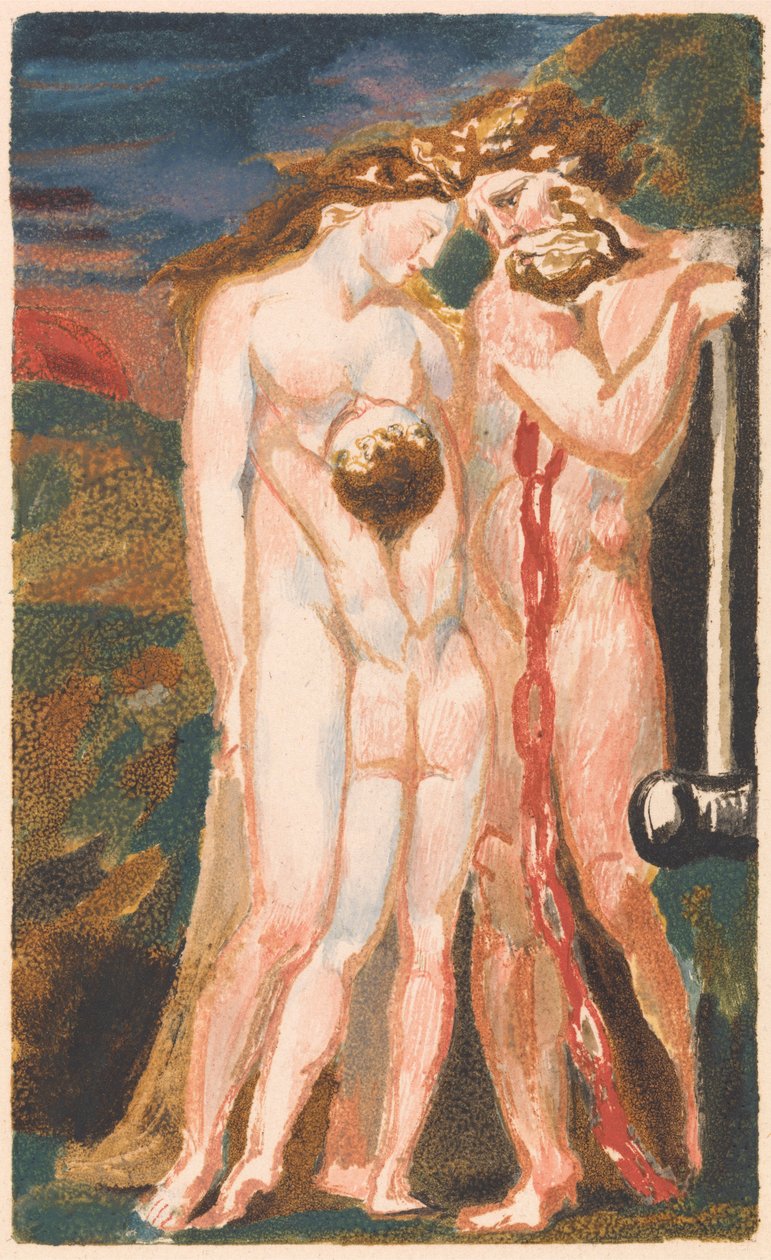 The First Book of Urizen, Plate 18 (Bentley 21) by William Blake