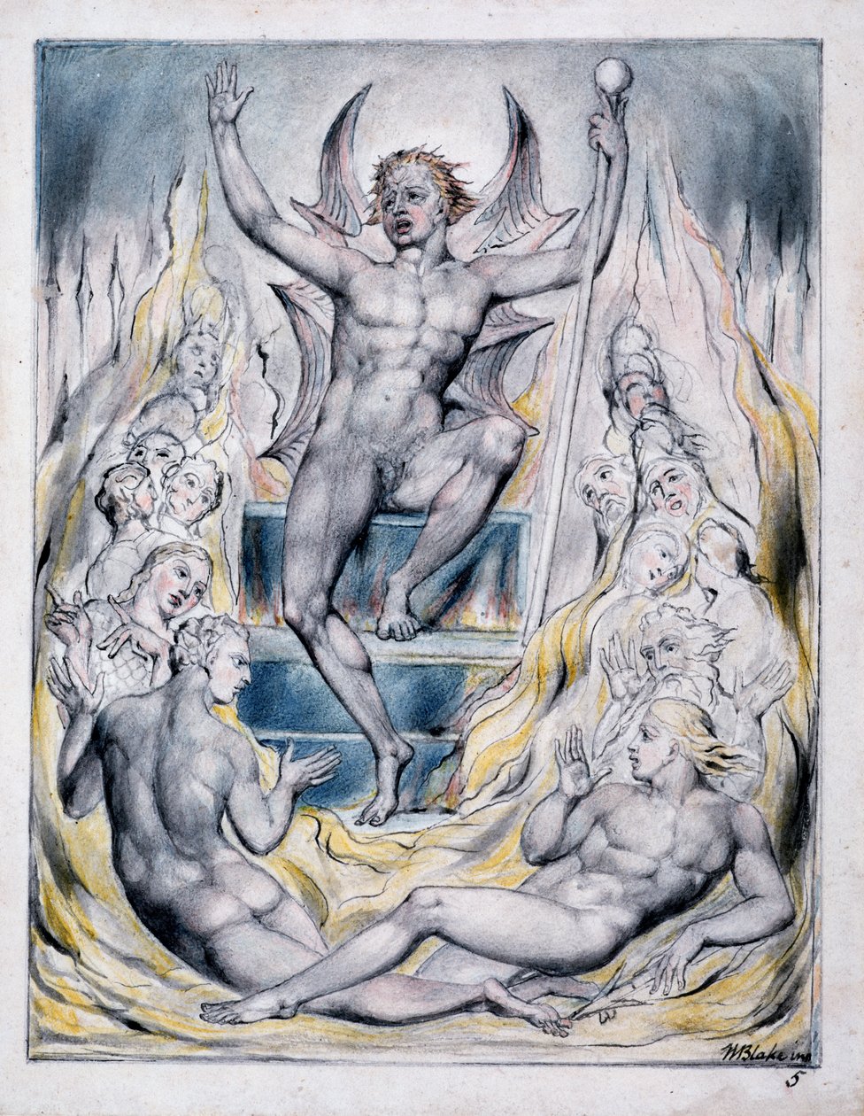Satan Addressing his Potentates, Illustration from 