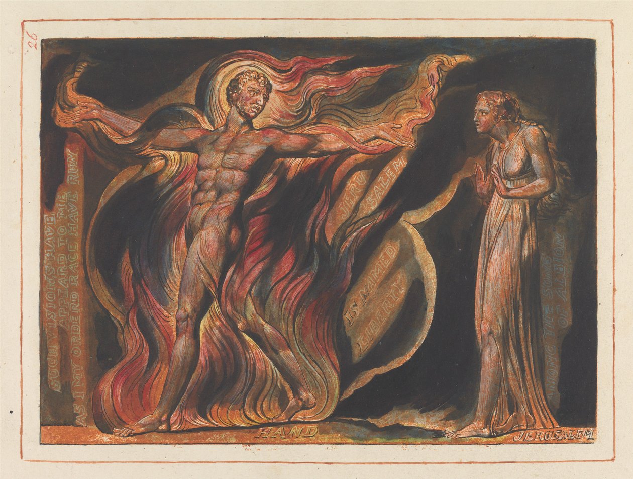 Such visions have appeared to me...; Chapter 2 Frontispiece (Plate 26) by William Blake